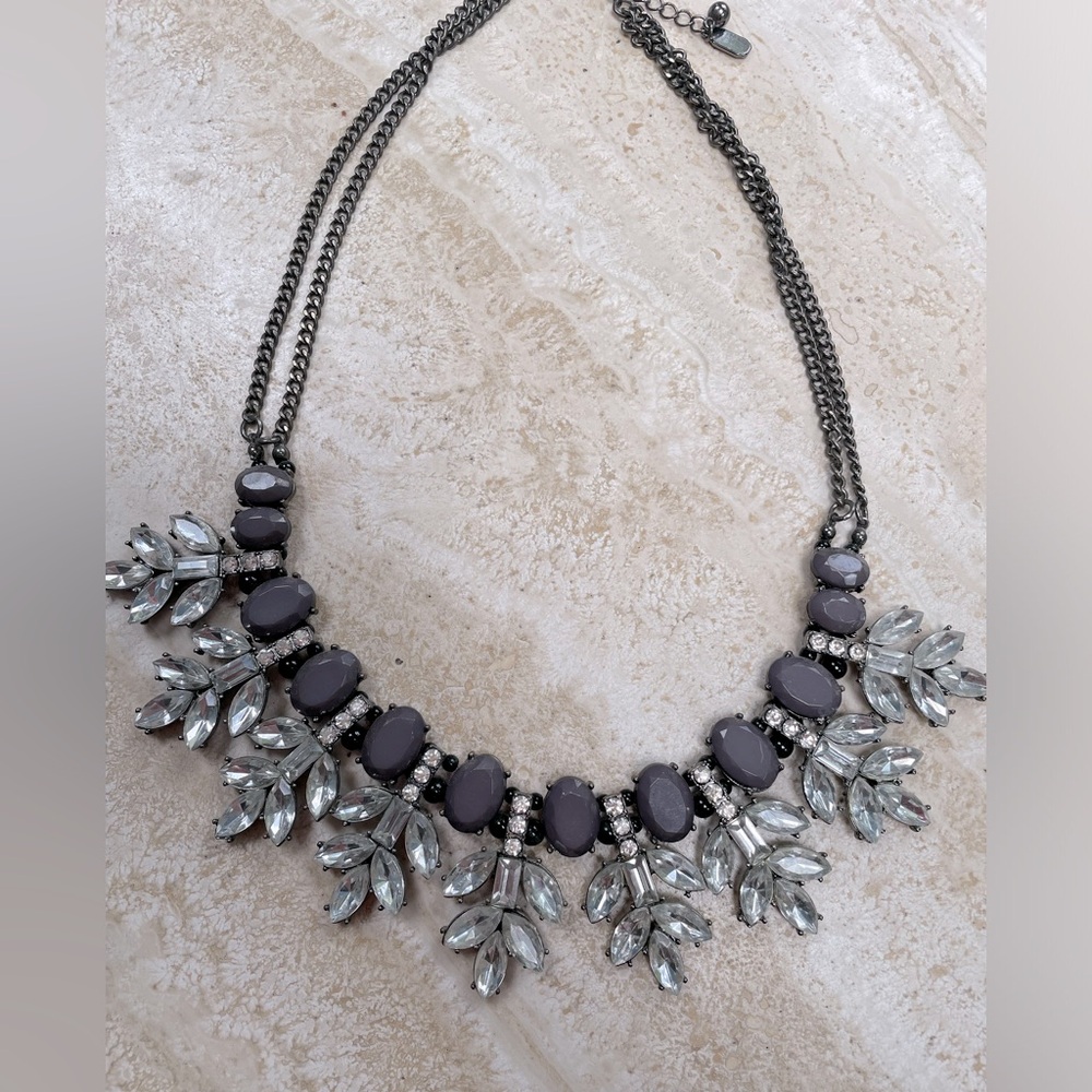 Nordstroms jeweled statement necklace